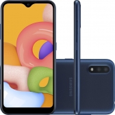 Smartphone Samsung Galaxy A01 32GB 4G DualChip 2GB RAM Azul